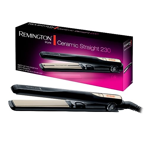 Remington Ceramic Hair Straightener (S1005), Plastic, Black