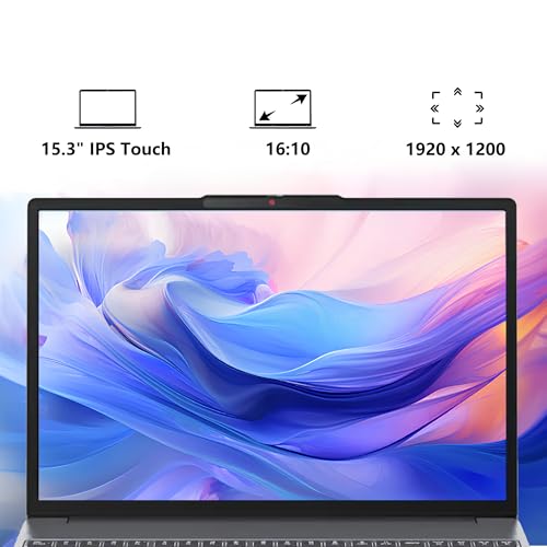 Image of Lenovo IdeaPad Slim 3 Business Laptop | 15.3 inch WUXGA IPS Anti-Glare Touchscreen | AMD 8-core Ryzen 7 170 | 24GB DDR5 512GB SSD | Type-C Privacy Camera Long-Lasting Battery Win11 w /DLCA Accessor