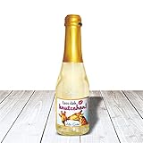 Piccolo Tierische liebe Grüße - Lass dich knutschen - Beerenperlwein | 0,2 l Sekt halbtrocken | prickelnd freischer Fruchtsecco Perlwein aus weißen Beeren