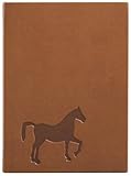 Eccolo Essential Collection 5 x 7 Inches Lined Journal, Horse