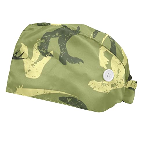 Chapeaux de travail dinosaure camouflage pour rester à l'aise en cuisine ou à l'atelier