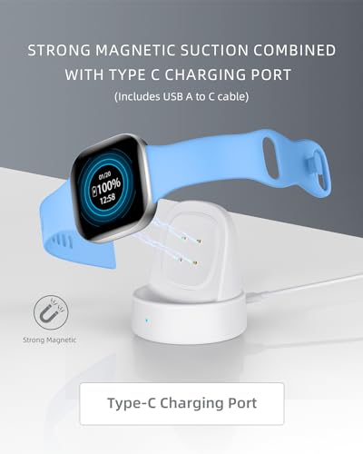Image of Portable Watch Charger for Fitbit Sense /Sense 2 /Versa 3 /Versa 4 Smartwatch