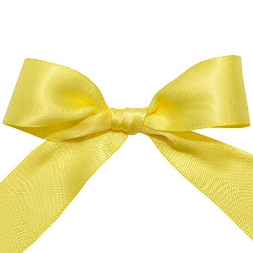 Image of Morex Ribbon 08822 /50-640 Ribbon, 7 /8 inch x 50 Yd, Lemon