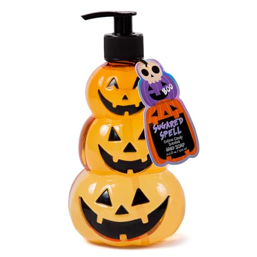 Simple Pleasures Stacked Pumpkin Hand Soap Dispenser with Scented Liquid Soap