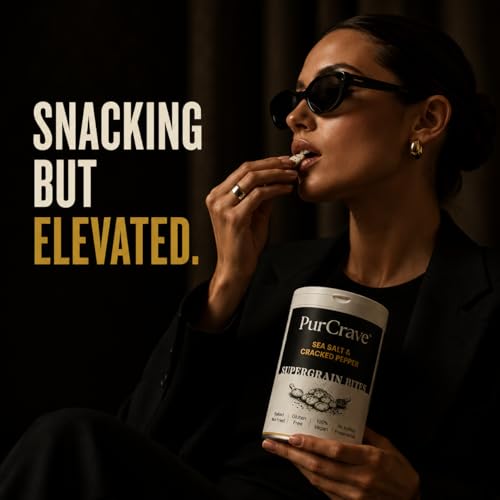 Image of PurCrave Supergrain Bites Signature Pack of 2 Gluten Free Crunchy Snack Vegan Baked Not Fried Protein & Fibre Rich No Artificial Preservatives or Colors No Added MSG Healthy Anytime Snack