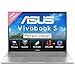 ASUS Vivobook S14, Intel Core Ultra 7 255H, 16GB RAM, 512GB SSD, FHD+ 14", Windows 11,Office Home 2024 M365 Basic (1Year)*, Cool Silver, 1.4Kg, S3407CA-LY084WS, Intel Arc iGPU, Metallic Design Laptop
