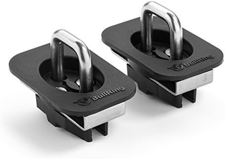 Bull Ring Anclajes retráctiles de amarre para caja de camioneta de ajuste empotrado para Toyota Tundra 14-19 cabina regular y extendida, se coloca Bull Ring Anclajes retráctiles de amarre para caja de camioneta de ajuste empotrado para Toyota Tundra 14-19 cabina regular y extendida, se coloca