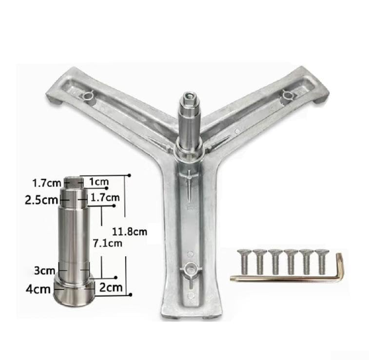 Eje Trípode Secadora 11.8cm Kit Reparación Lavadora(583)
