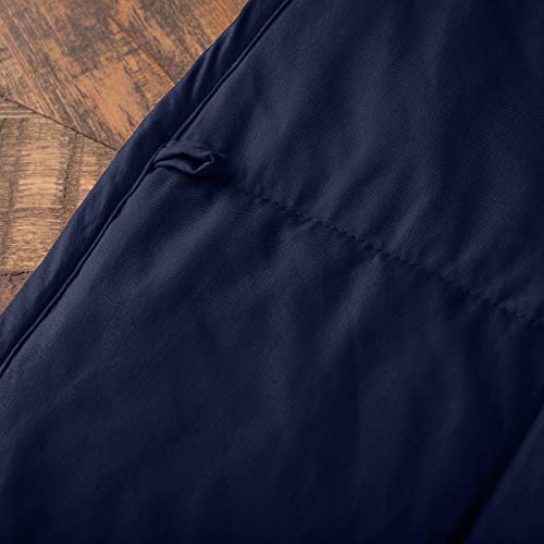 Superior Quilted Microfiber 10-Pound Weighted Throw Blanket 41" X 60", Navy Blue #TOP3