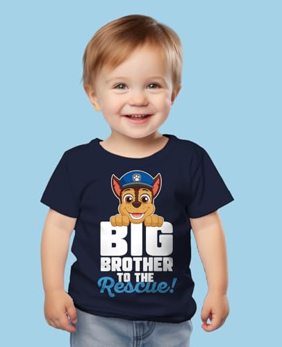 Big Brother Paw Patrol T-Shirt for Toddlers - Featuring Rubble, Chase, & Marshall - Sibling Gift Shirt3
