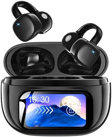 （16:00時点） イヤホン bluetooth ワイヤレスイヤホン 【2025年新型·多機能タッチスクリーン】 ぶるーとぅーす ブルートゥース イヤフォン探し ENCノイズキャンセリング IPX7防水 HI-FI音質 低遅延 自動ペアリング マイク付き 片耳/両耳 小型/軽量 Type-C充電 iPhone/Android/Pad適用 スポーツ/通勤/通学/WEB会議