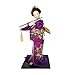 Siunwdiy Poupées Geisha Japonaise Statue Ethnique, Traditionnelle Japonaise Poupée, Kimono Poupées pour Fille Cadeau Miniature Figurines Collection,H