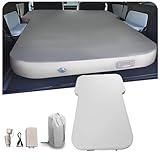EVbase-ev Air Mattress Compatible with R1S Camping Bed Rear Trunk Inflatable Bed Cushion Mattress fit for Rivian with Electric Pump for R1S Accessories
