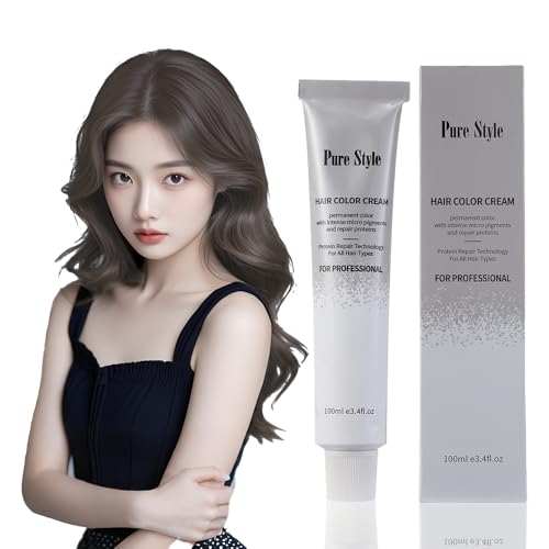YSNSTYLE-PureStyle 3.4 fl oz(100ml) Hair Color Cream, Ammonia-Low Permanent Hair