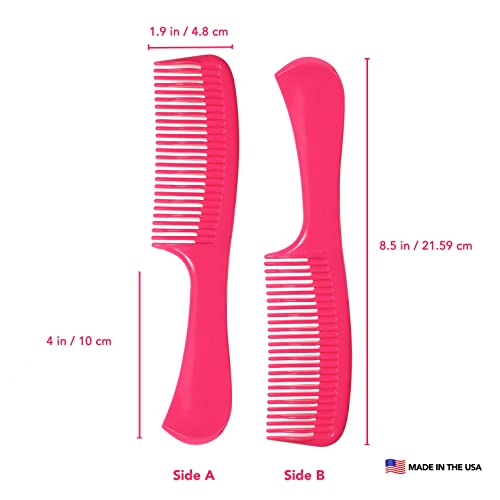 Peine desmonta nudos Allegro Combs 1003 rosa miniatura 3