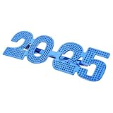 WEKADRIN Gafas Divertidas para Fiesta de Año Accesorio Ligero para Graduación y Disfraces Decoración y Prop para Fotos Eventos