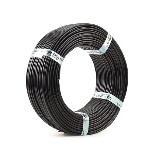 Image of CabONE Pack of 3 Electrical Wire 0.75mm | 90 Meter Single Core CCA Copper Cable | Heat Resistant No-Drip PVC Insulation | High Current Carrying Capacity House Wire