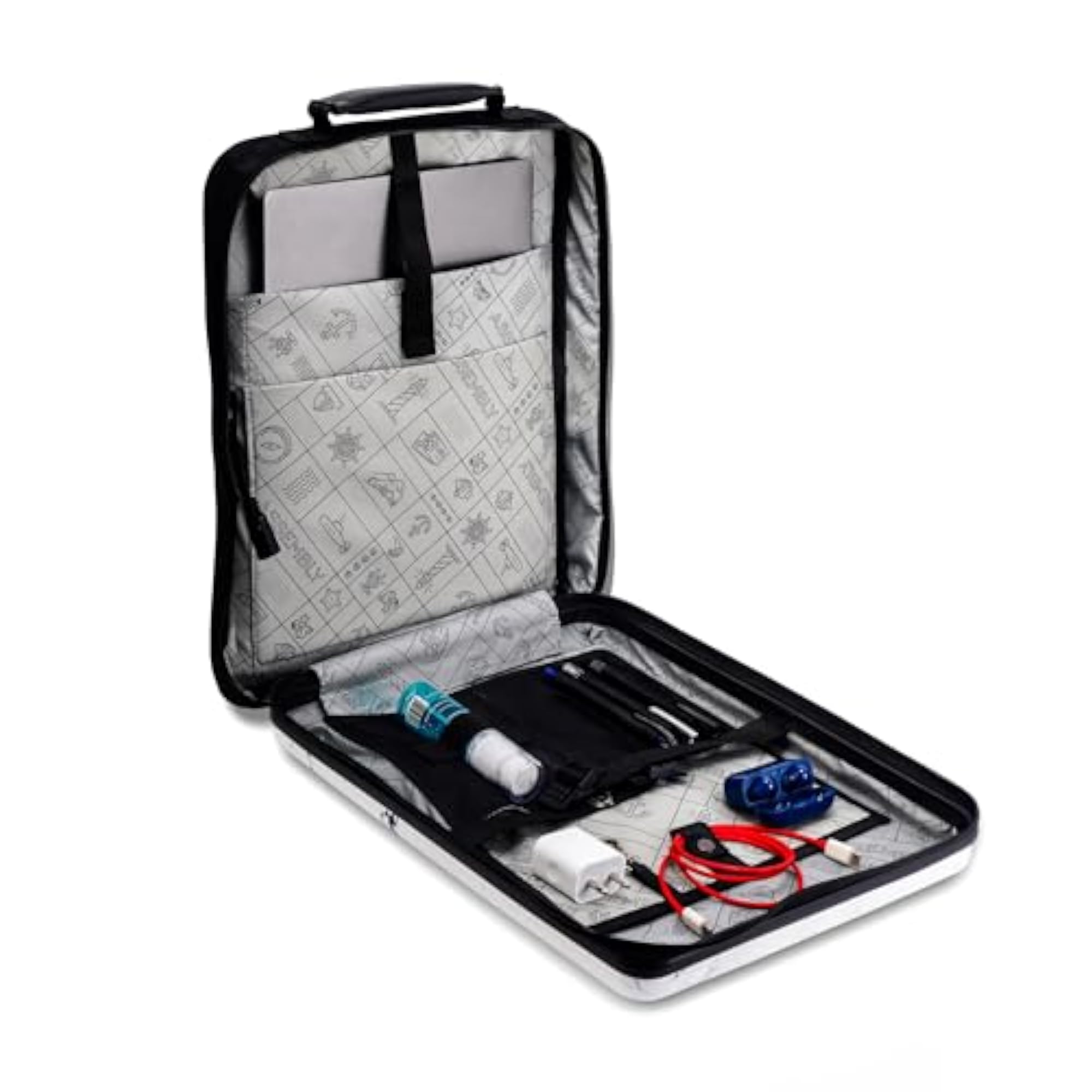 Hard Shell Unisex Laptop Backpack with Padded Compartment