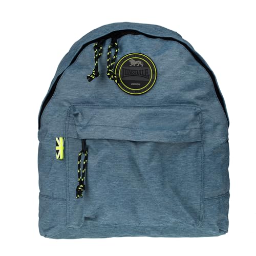 Maricart | Sac à dos Lonsdale pour école moyenne et supérieure avec 2 compartiments pour homme ou garçon - Sac à dos américain, Blue Denim, Zaino...