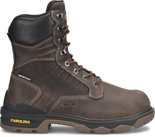Carolina Men's Cardinal 8" Waterproof Composite Toe Internal Met Guard Work Boot2