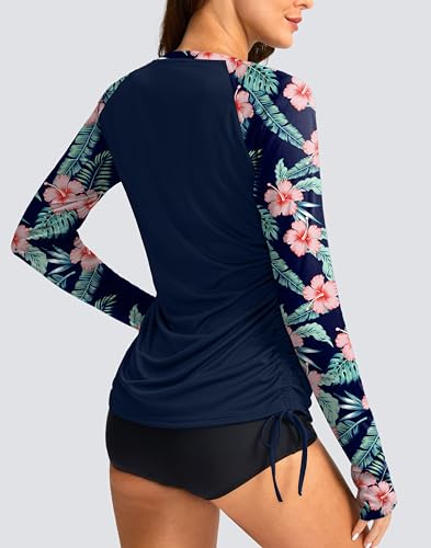 Santiny Women'S Upf50+ Rash Guard Spf Long Sleeve Swimsuits Top Uv Sun Protection Swim Shirts For Woman thumb #1