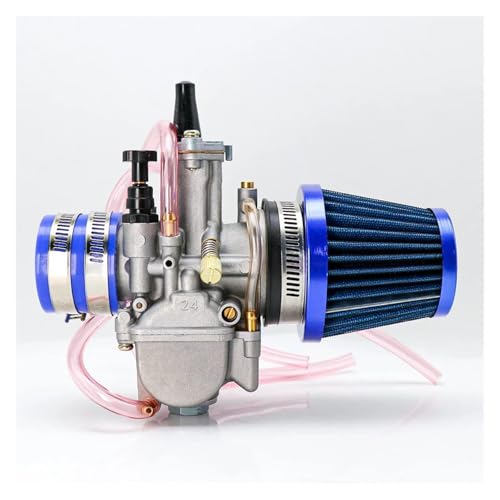 Carburateur moto PWK 24mm bleu pour pièces de rechange de carburateur ATV dirt bike