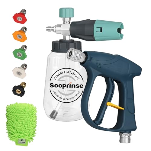 Sooprinse Pressure Washer Gun with Foam Cannon