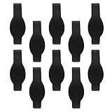 DJDK RFID Bracelet,10pcs 13.56Mhz RFID Wristband Silicone Bracelet Waterproof IC Card for Swimming Pool Sauna Room(Black)