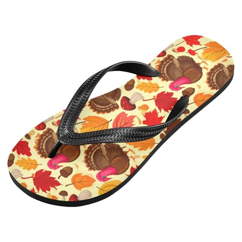 Burbuja Turkeys Flip Flops for Women Men, Soft Thong Sandals Rubber Slippers for Pool Beach Essentials2