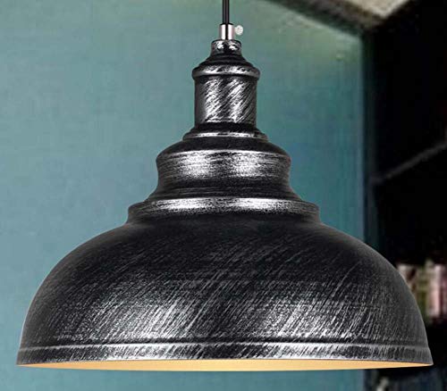Lámpara de restaurante retro con estilo industrial loft y pantalla decorativa de 36cm