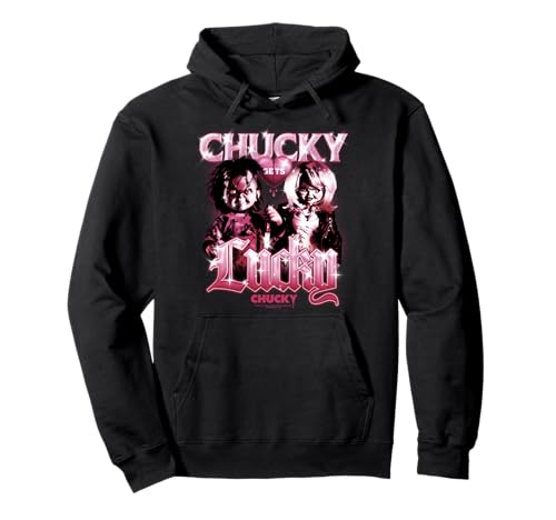 Chucky And Tiffany Gothic Love Chucky Gets Lucky Pullover Hoodie