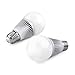 (Pack of 2, Warm White) Sunthin 7W E26 12V A19 LED Bulb Light, 600lm, 60 Watt Incandescent Bulbs Replacement, Solar Battery Powered LED Bulbs, Off Grid LED Bulbs (7 Watts)