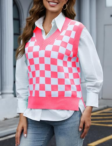 Image of Odefou Women's Christmas Sweater Vest - Valentines, Mothers & St. Patrick's Day Outfits for Mom