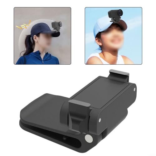 Support de fixation réglable pour DJI Osmo clip de chapeau caméra d'action noir - 3