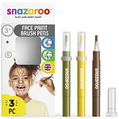 Snazaroo Set de stylos pinceaux de maquillage Jungle