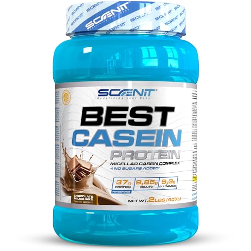 Casein Proteinpulver - Best Casein Protein - Perfektes langsam absorbierendes (907 g, Schokolade)
