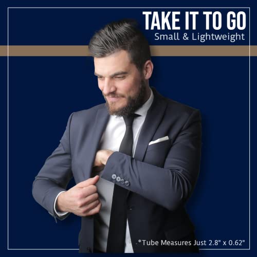 Quality Stays 8 Collar Stays For Men's Dress Shirts - Metal Dress Shirt Collar Inserts In 2 Sizes - Metal Collar Stays For Men In Tube Collar Stay Holder (2" & 2.5") #TOP2