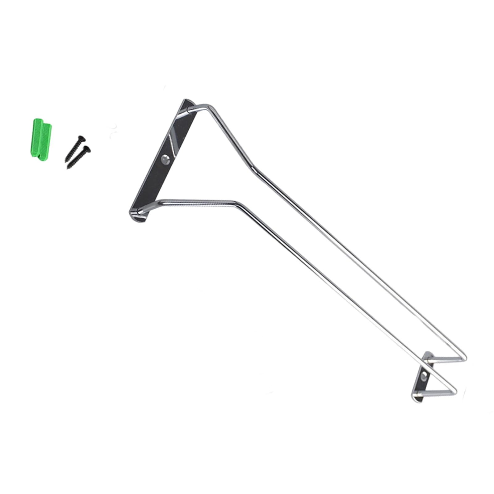 Shntig Nonrust Steel Overhead Wine Glass Shelf Space Efficient Mountable for Dining Accessories Rustproof Wine Glass Stand
