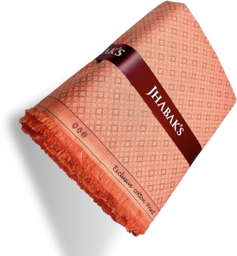 Image of JHABAK'S Unstitched 100% Pure Cotton Shirt Fabric for Men - Shirt Fabric & Kurta Material