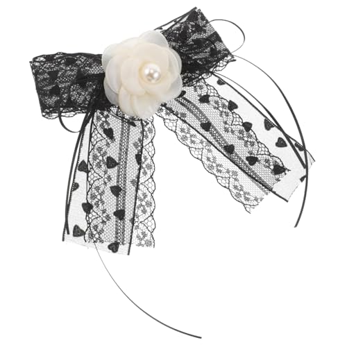 Broche nœud dentelle noire pour accessoiriser une robe de soirée chic