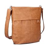 Zwei Mademoiselle M12 - Schultertasche 32 cm zimt