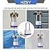 HZSY Padlocks Keyed Alike, Pack of 12, Laminated Steel Keyed Lock (1-9/16