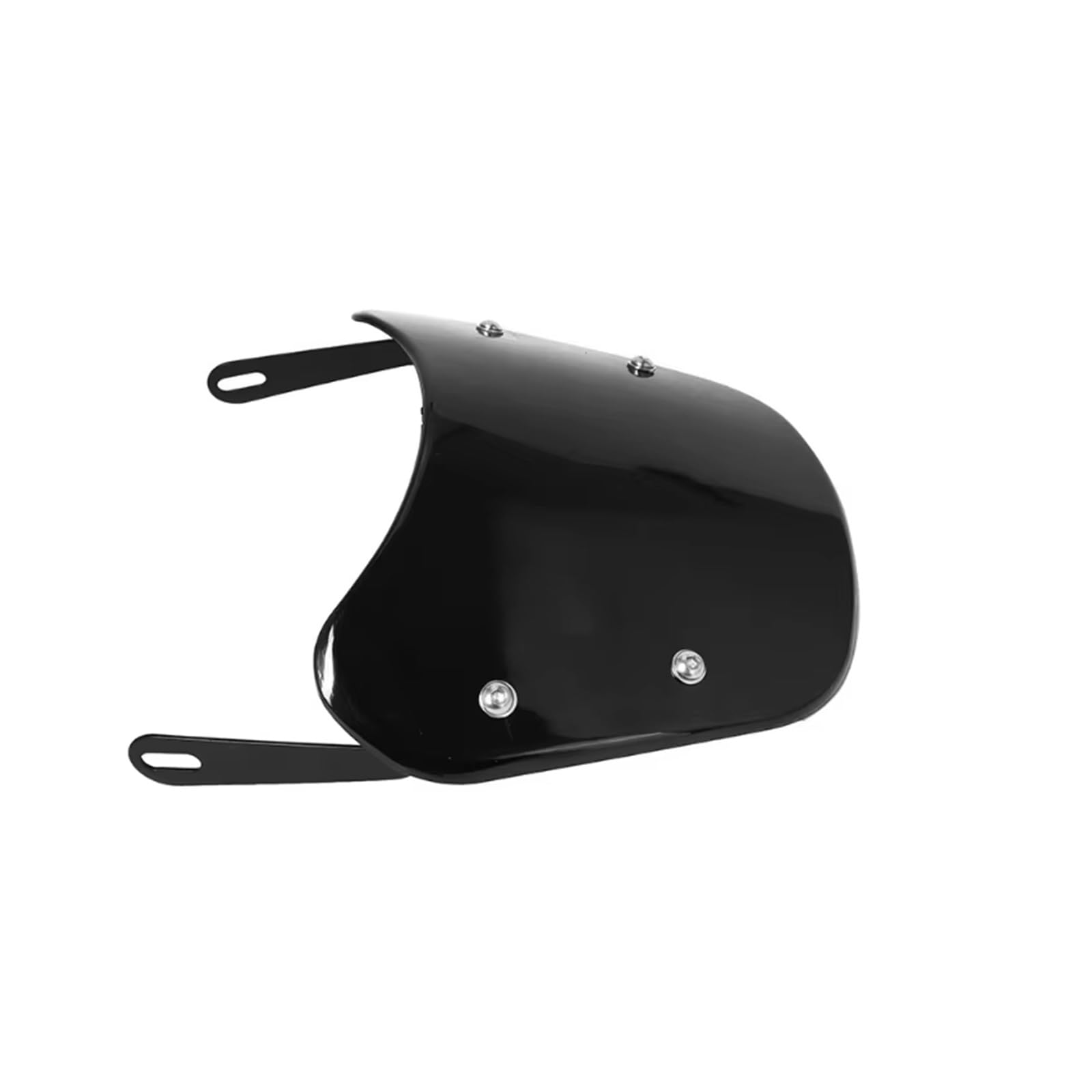 déflecteur Moto pour Phares Universels De 5 À 7 Pouces Modification Pare-Brise Moto Rétro Adaptée(Noir)