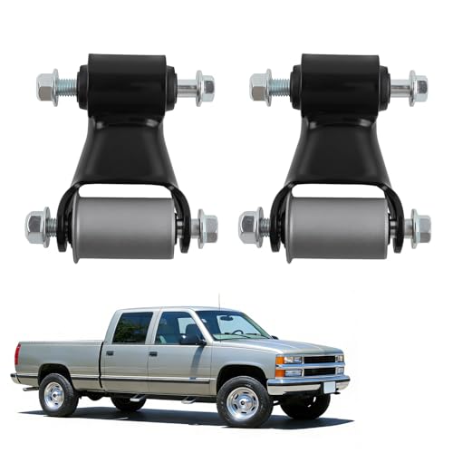 722-006 Upgrade Rear Leaf Spring Shackle Kit Compatible with 1988-1999 Chevy C/K 1500/2500/3500 & 1988-2000 GMC K1500/2500 Pickup Trucks 2WD 4WD Direct Replacement for Rear Section 15640442