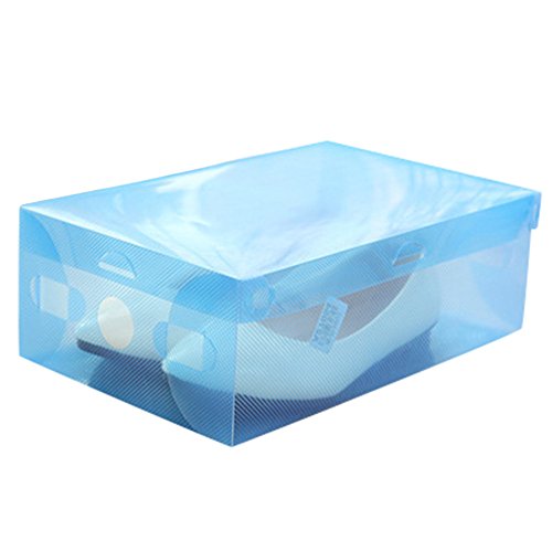 éTagèRe De Rangement Armoire En Plastique Casier CuboïDe Organisateur D'Affichage De Chaussures BoîTes De Rangement De Chaussures En Plastique Transparent Cover