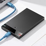 Disco rígido externo de 4 TB, disco rígido portátil USB 3.0 de alta velocidade, HDD externo compacto para armazenamento e backup de dados, preto