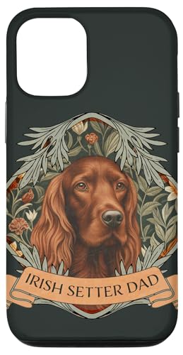 Irish Setter Dad �G���K���g �r���e�[�W�X�^�C�� �X�}�z�P�[�X iPhone 12/12 Pro �p