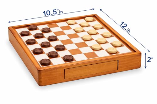 Juego de Mesa 2 en 1 Damas Chinas y Damas miniatura 5
