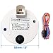 SAMDO Universal Fuel Gauge Digital Fuel Level Gauge Marine Fuel Meter Full Waterproof Signal Adjustable 7 Color Backlight 52mm 12V/24V 0-190ohm, 240-33ohm, 240-30ohm, 0-180ohm, 10-180ohm
