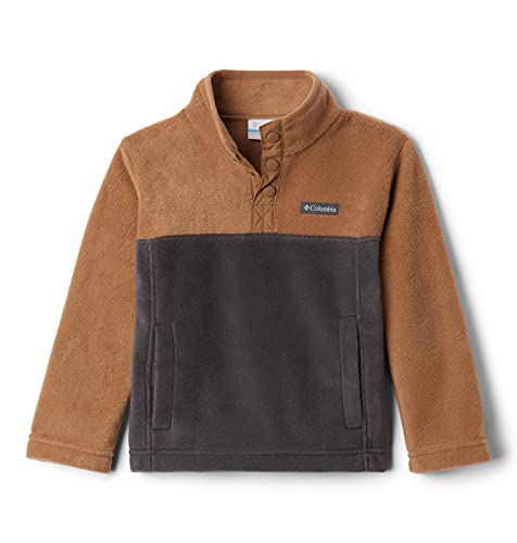 Columbia Youth Boys Steens Mtn 1/4 Snap Fleece Pull-Over, Delta/Shark, Large #TOP3